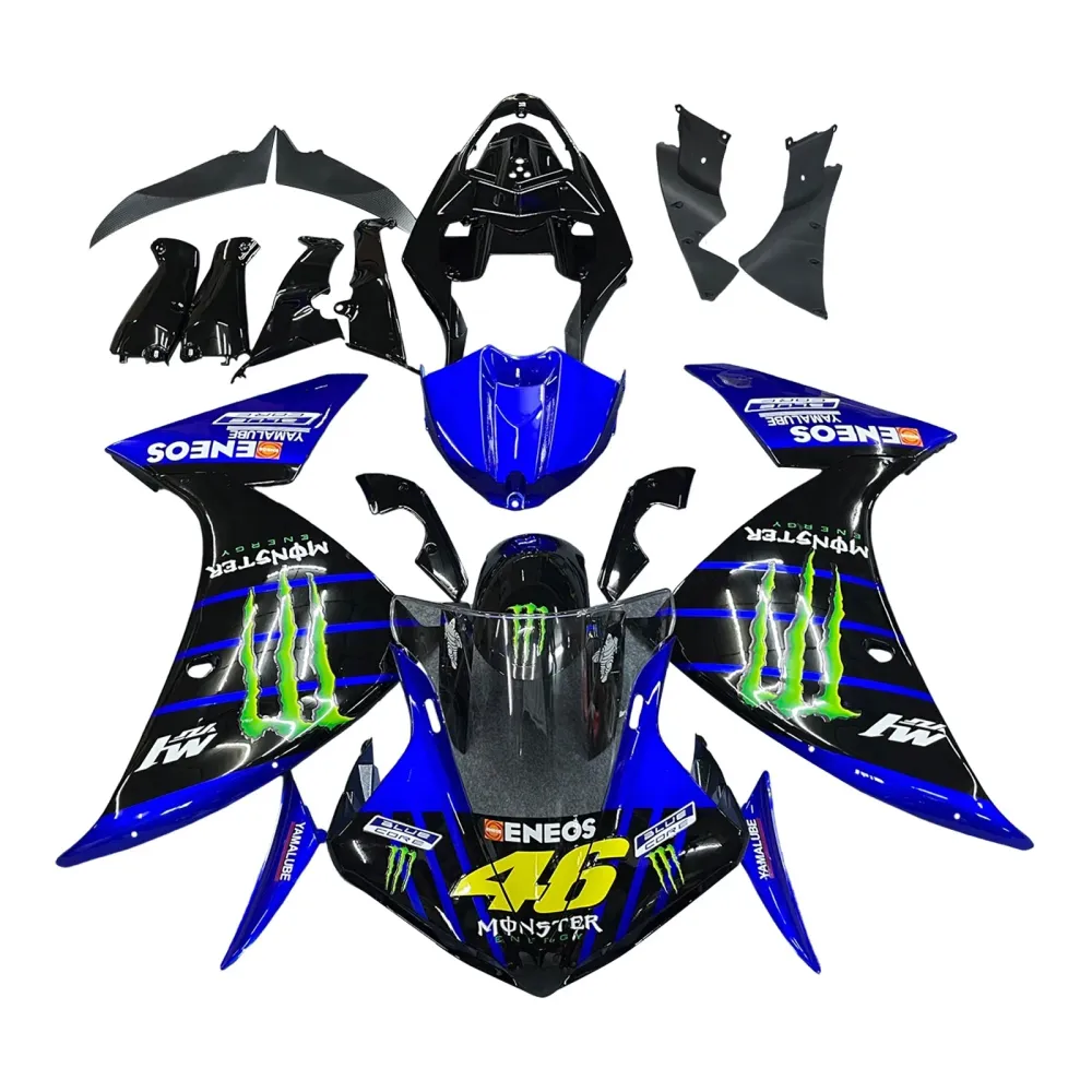 2009-2011 Yamaha YZF 1000 R1 Injectiekuipset Carrosserie Kunststof ABS #173