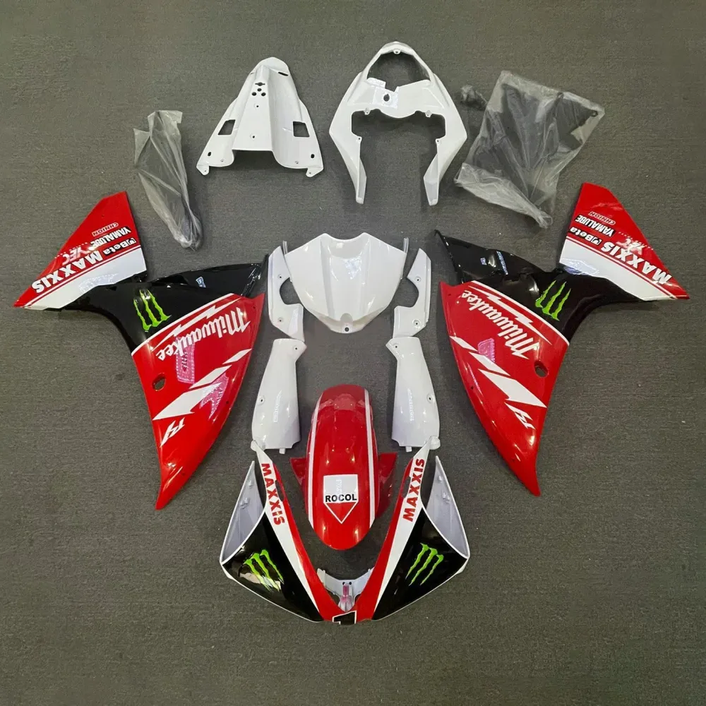 2009-2011 Yamaha YZF 1000 R1 Injectiekuipset Carrosserie Kunststof ABS #170