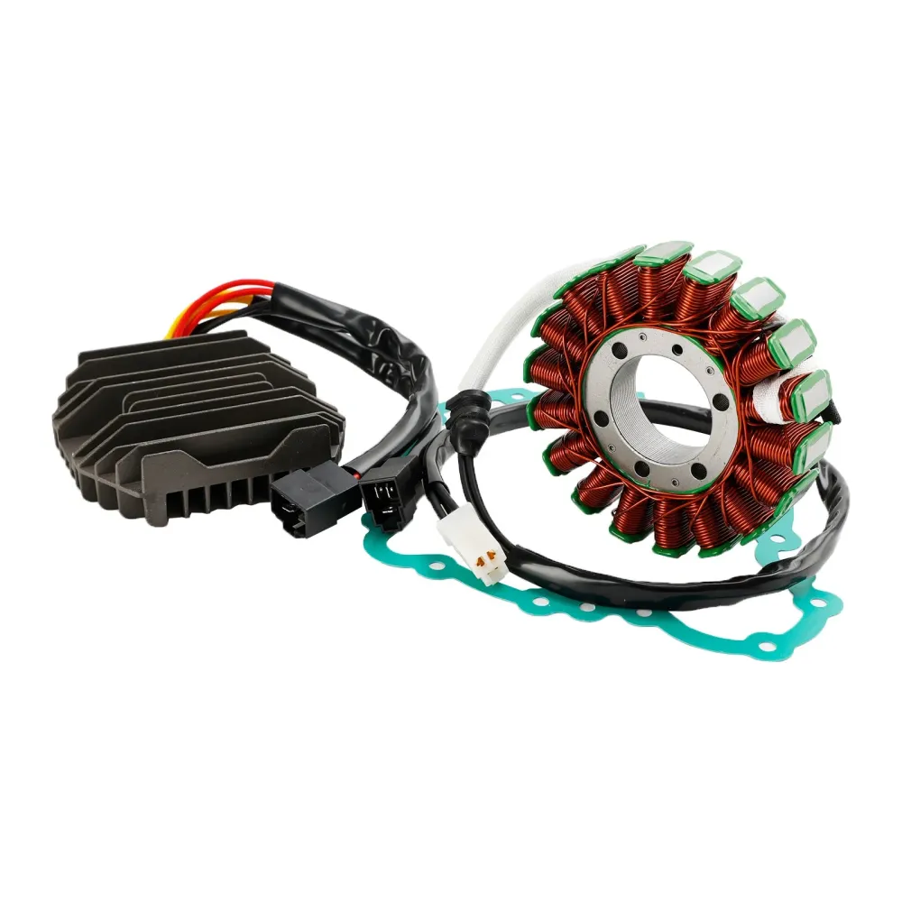 2012 Speed Triple R 1050 Magneto-spoelstator + 115 mm generatorstator + spanningsregelaar T1300111
