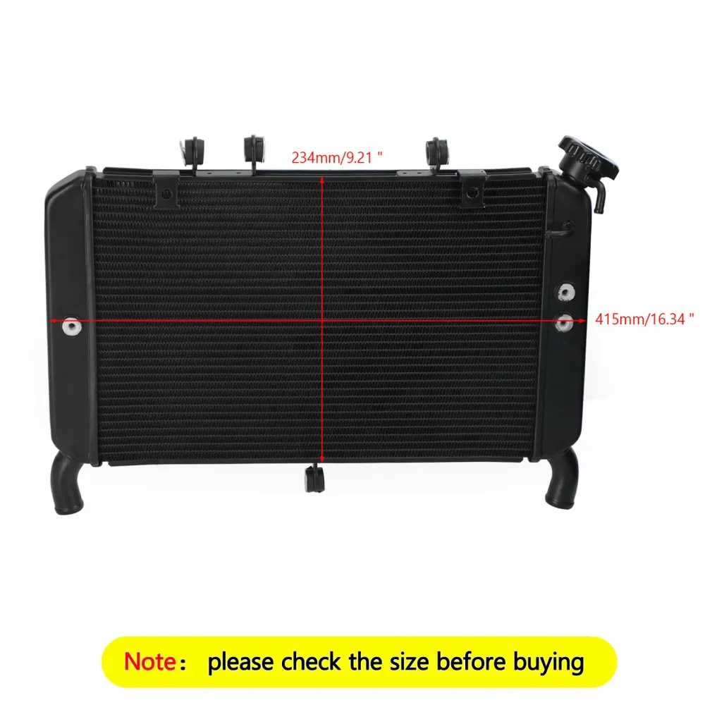 2013-2016 Yamaha MT-09 FZ09 kernmotor waterkoeling koelerradiator