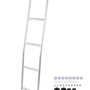 2014-2024 Ford Transit bestelwagen met middelhoog dak, roestvrijstalen bestelwagenladder 093TM