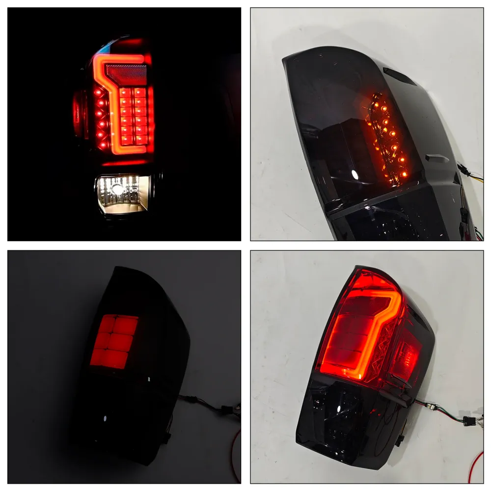 2016-2021 TACOMA Achter Rechts & Linker LED-achterlichtlamppaar SMOKE 8156004170 81560-04180