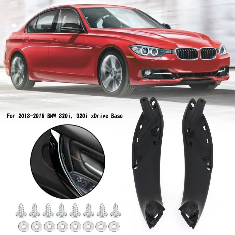 2017-2018 BMW 430i, 430i Gran Coupé, 430i xDrive, xDrive Gran Coupé Basis Zwart voorkant L+R-handgreep Binnendeurtrekgreep...