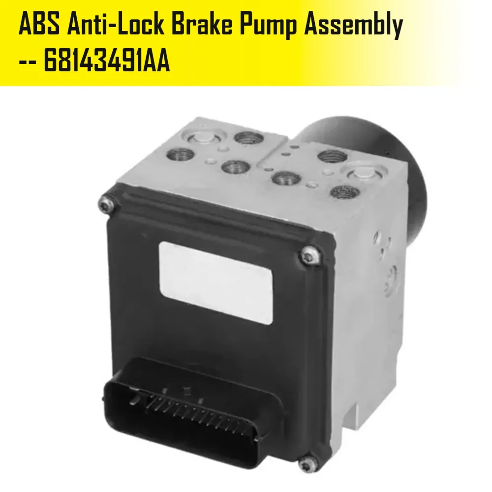 2017-2018 Dodge Ram 2500 3500 ABS Antiblokkeerrempompconstructie 68143491AA 68143491AB