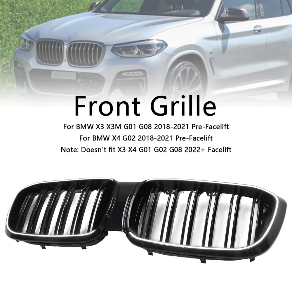2018-2021 BMW X3 X3M G01 G08 Pre-Facelift Front Nier Grille Grill 51138469959 51138469959