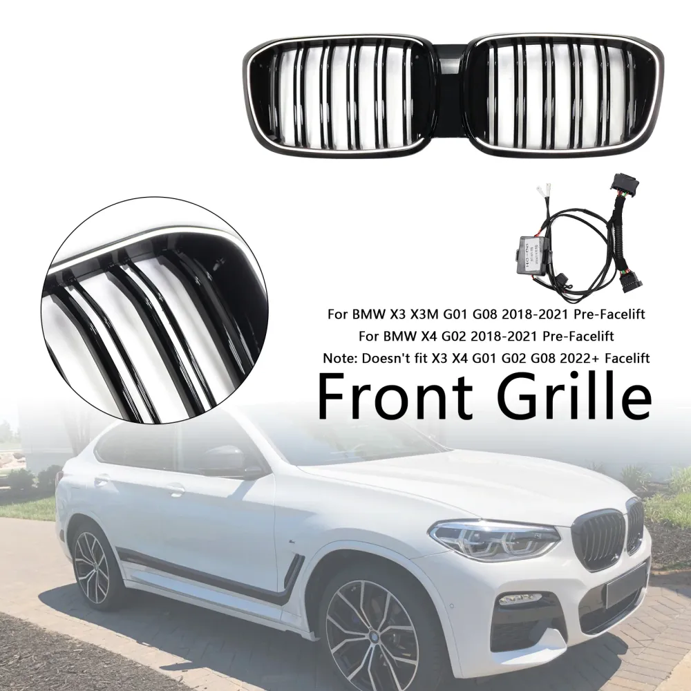 2018-2021 BMW X3 X3M G01 G08 Pre-Facelift Front Nier Grille Grill 51138469959 51138469959