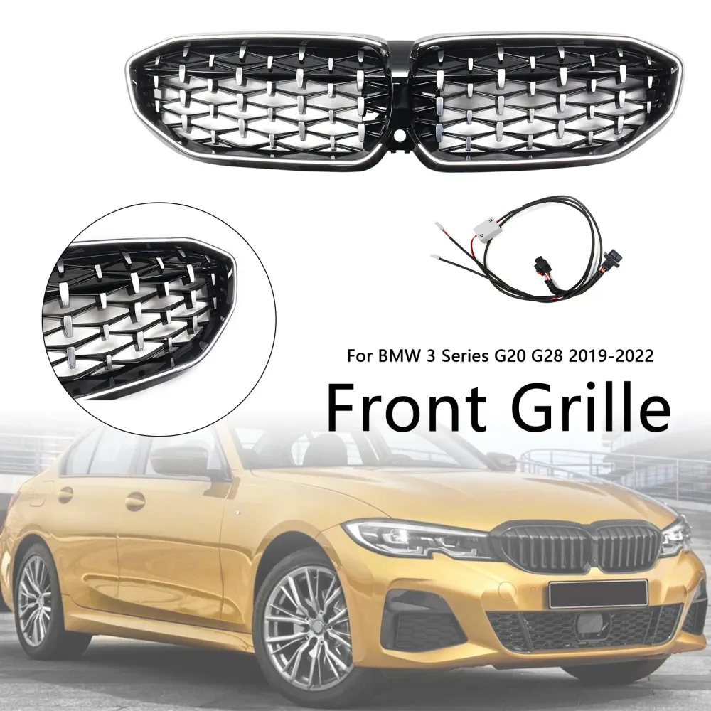 2019-2022 BMW 3-serie G20 Chorme Diamond Niergrille Grill 51138072085