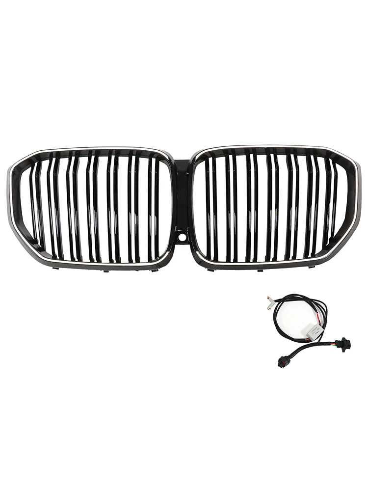 2019-2022 BMW X5 G05 M-Performance dubbele lamellen zwarte niergrille vooraan 51137454887