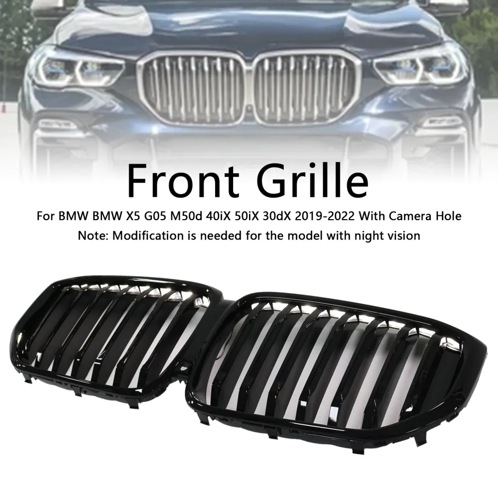 2019-2022 BMW X5 G05 M-Performance Glanzend Zwart Niergrille Grill 51137454887