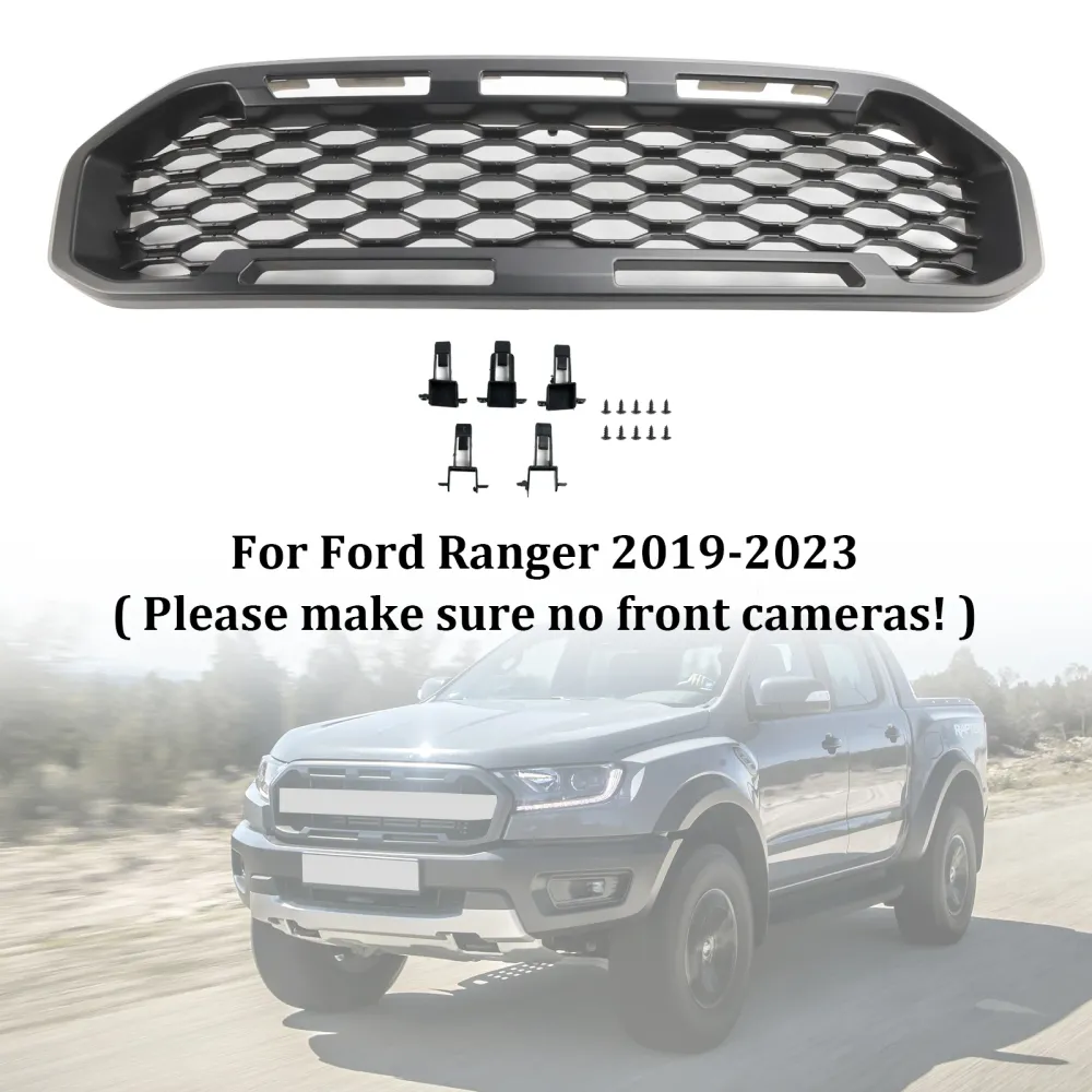 2019-2023 Ford Ranger T8 voorbumpergrille zwart