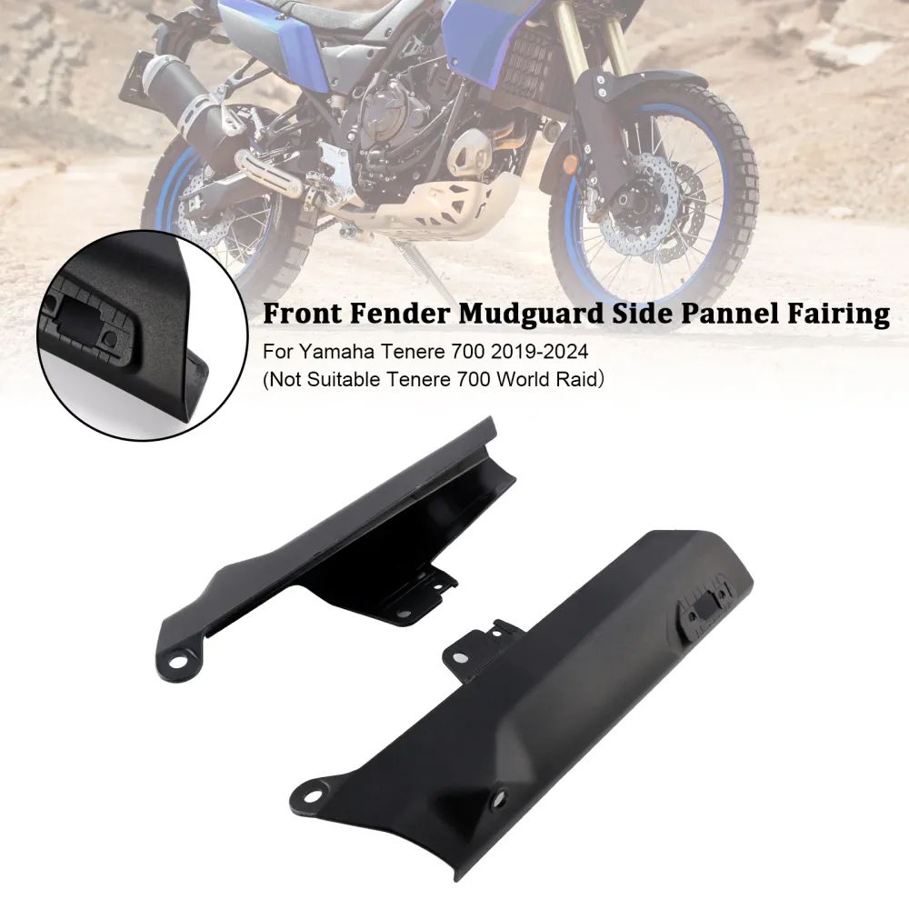 2019-2024 Yamaha Tenere 700 zijpaneelbeschermer voorspatbord
