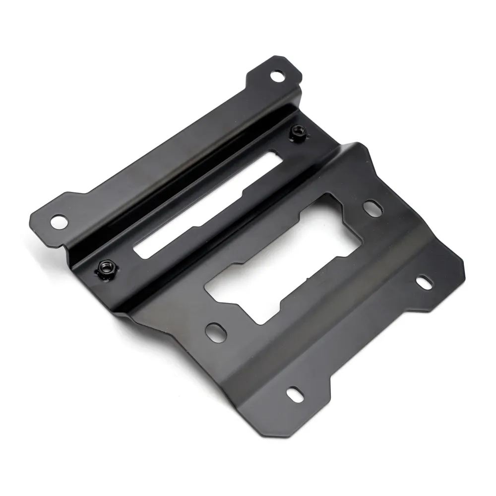2020-2024 Tiger 900/GT/GT Pro/Rally/Rally Pro ZWART ALUMINIUM TOPRACKDRAGER BAGAGEPLAAT