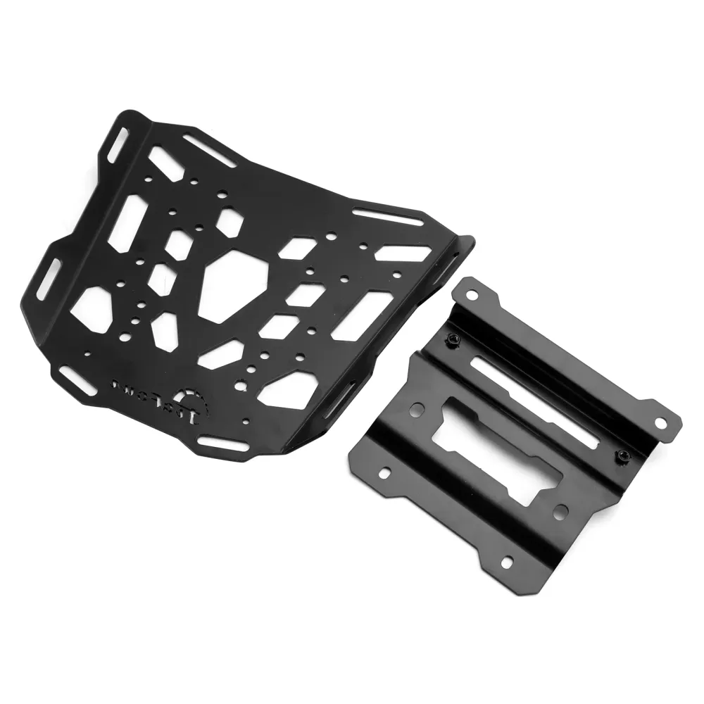 2021-2024 Tiger 850 Sport ZWART ALUMINIUM TOPRACKDRAGER BAGAGEPLAAT