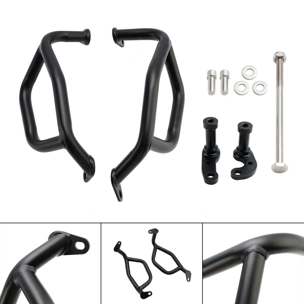 2024 Honda NX500 Engine Protect Guard Frame onderste valbeugel Zilver