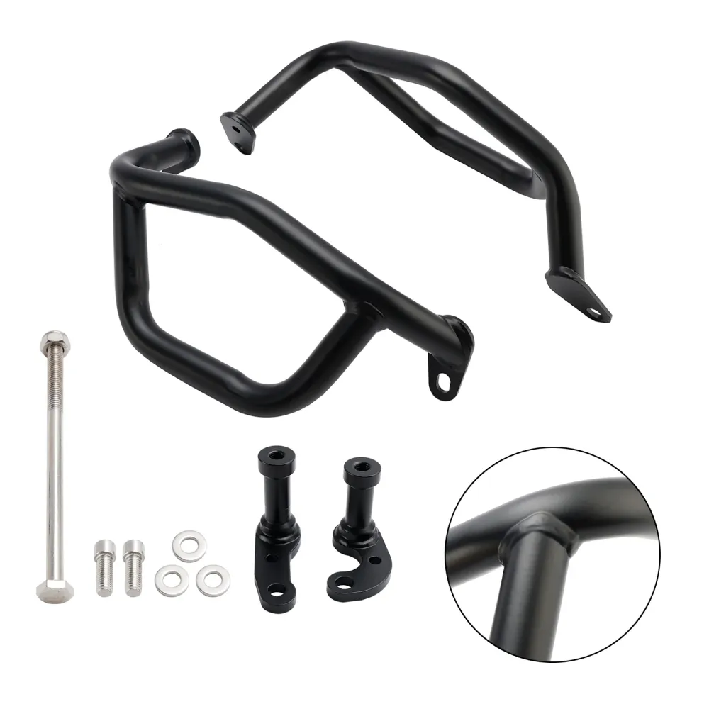 2024 Honda NX500 Engine Protect Guard Frame onderste valbeugel Zilver