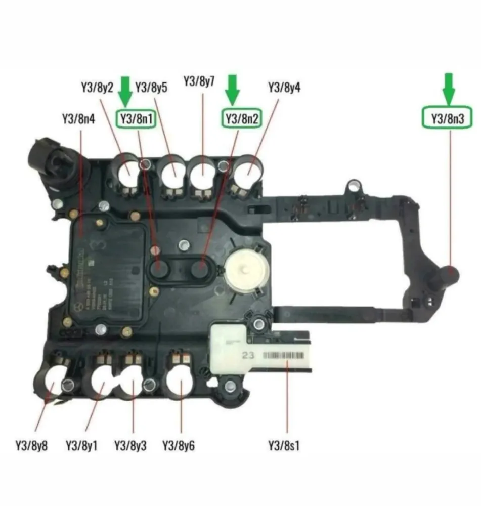7G-Tronic Mercedes 0718 (1816) signal from component Y3/8n1