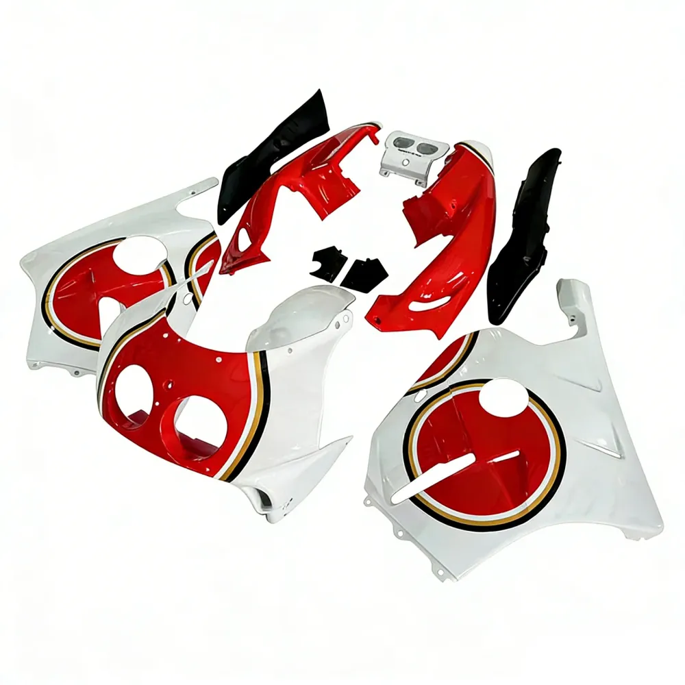 Amotopart 1990-1998 Honda CBR250RR MC22 Witte Red Kairing Kit