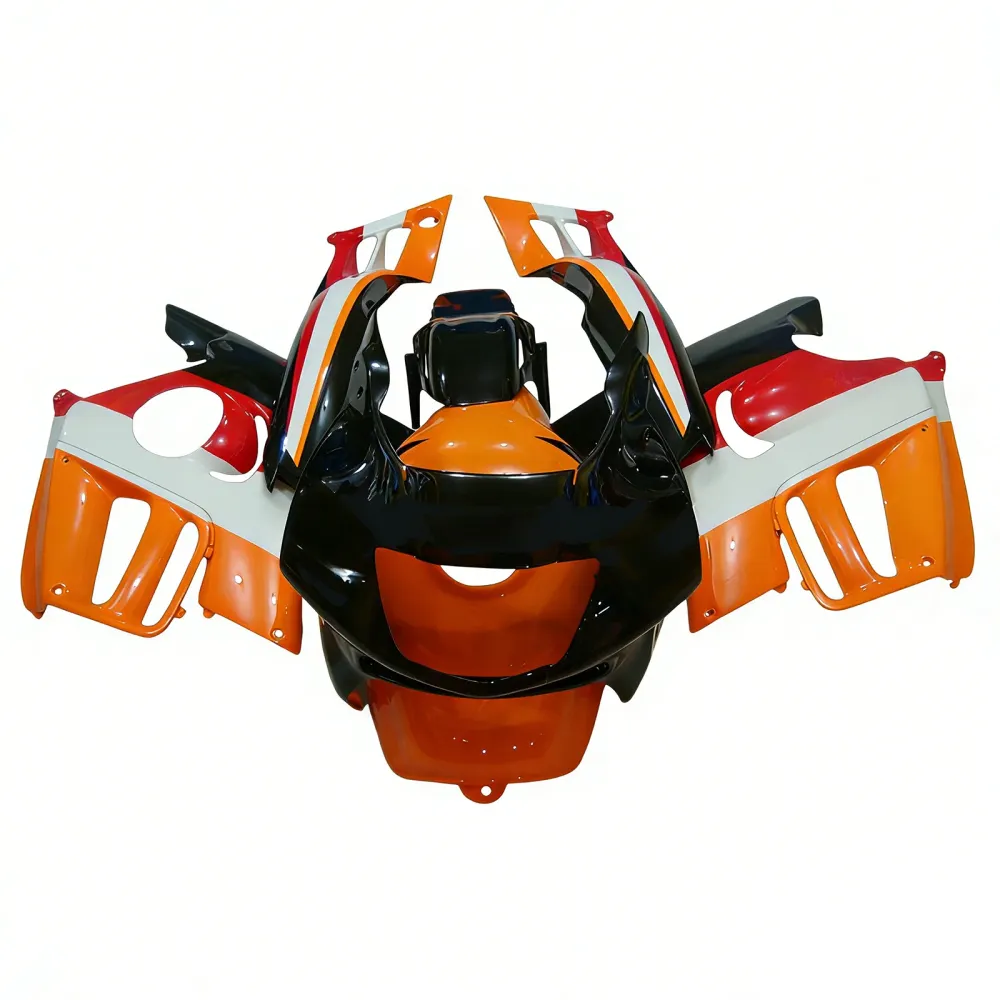 Amotopart 1995-1996 Honda CBR600 F3 Orange Black Fairing Kit