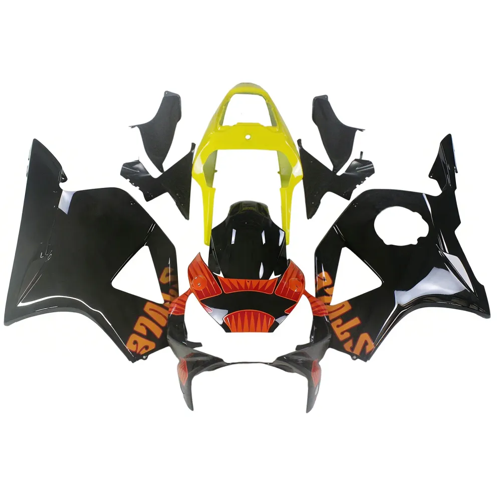 Amotopart 2002-2003 Honda CBR954 Zwart geel kuipkit