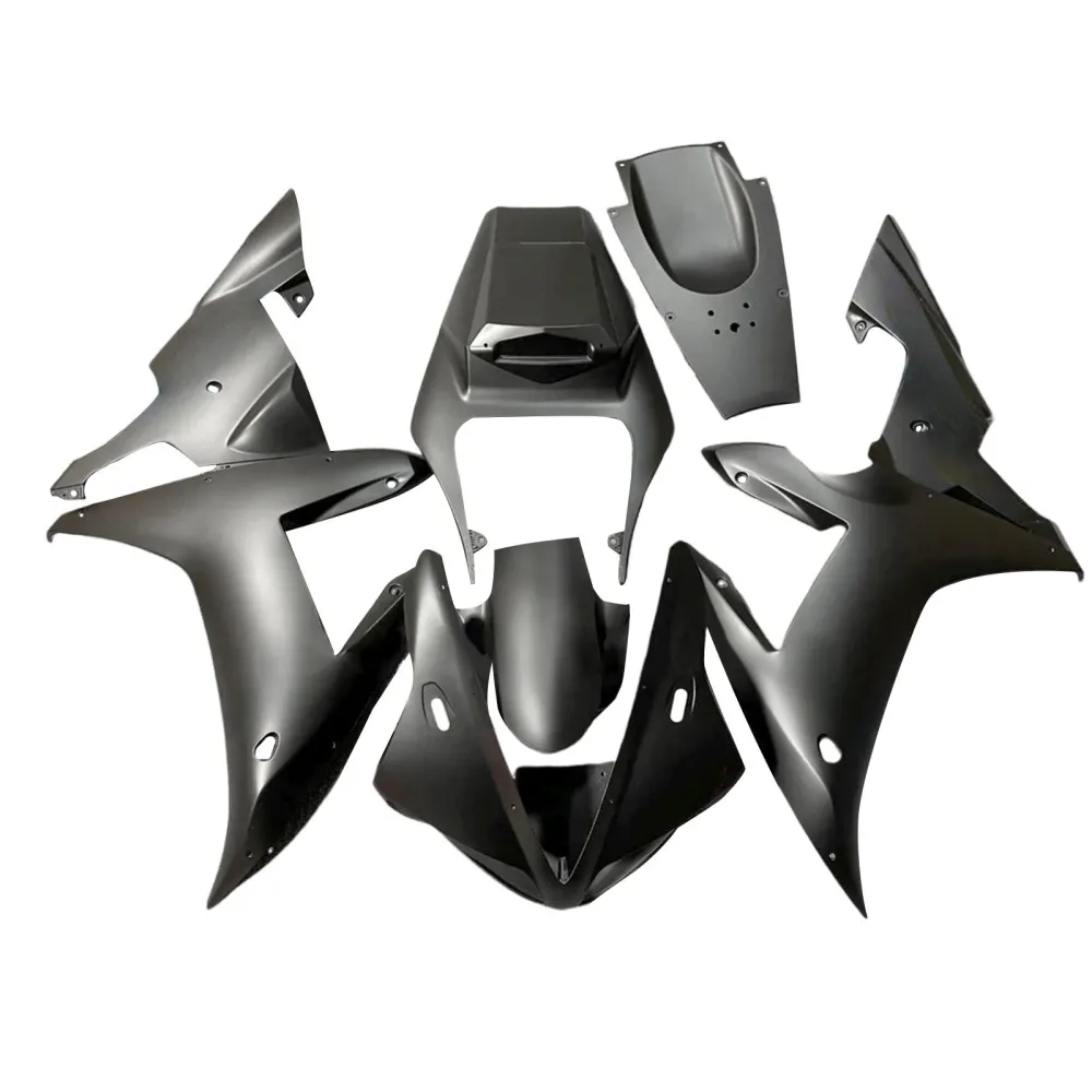AMOTOPART 2002-2003 YAMAHA YZF R1 MATTE ZWARTE BLAUWE KOBLE KIT
