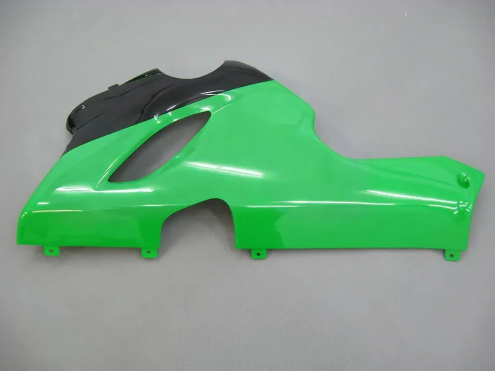 Amotopart 2005-2006 Kawasaki ZX6R 636 Zwart & Groene kuipset