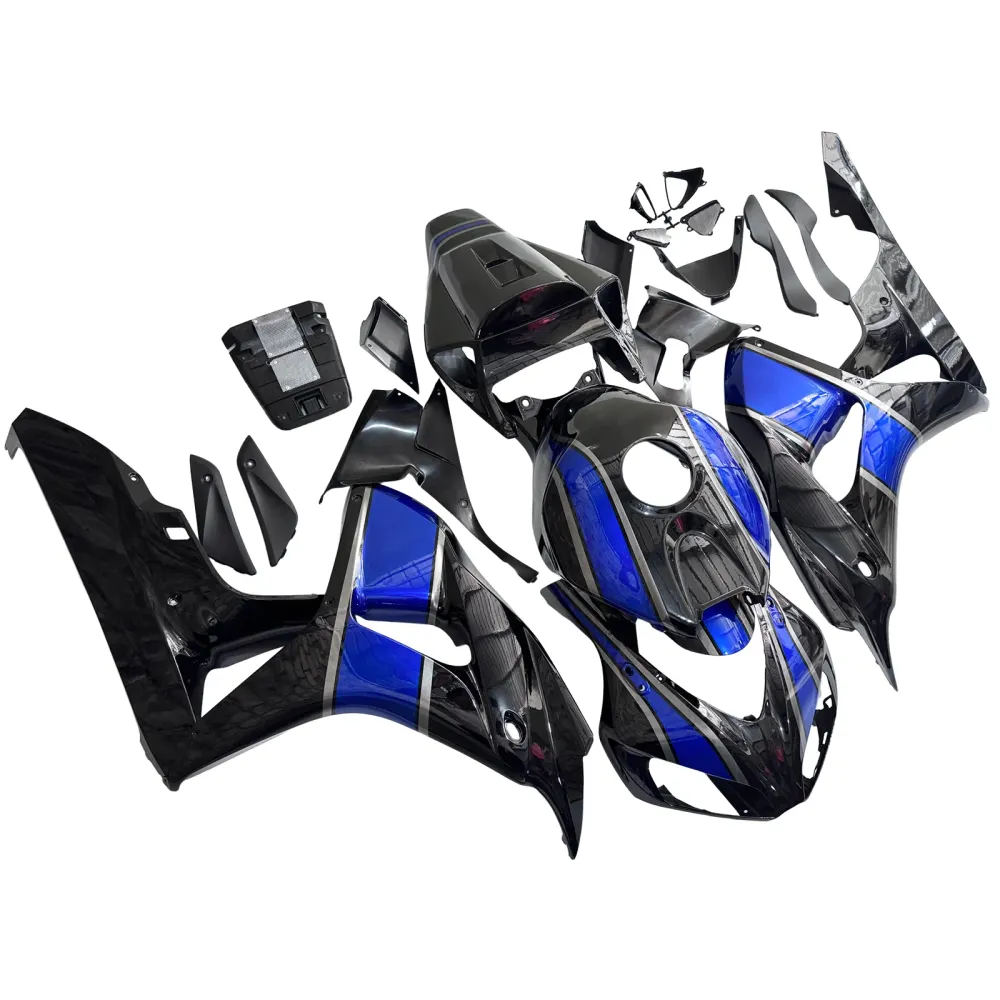 Amotopart 2006-2007 Honda CBR1000RR zwartblauwe kuipset