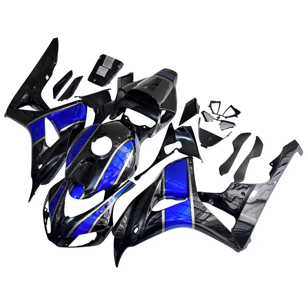 Amotopart 2006-2007 Honda CBR1000RR zwartblauwe kuipset