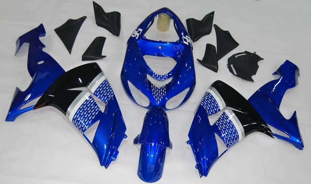 Amotopart 2006-2007 Kawasaki ZX10R blauwe kuipset