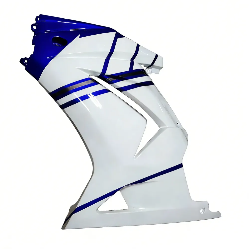 Amotopart 2008-2012 Kawasaki EX250 Ninja250r Zwart Witblauw en rode kuipkit