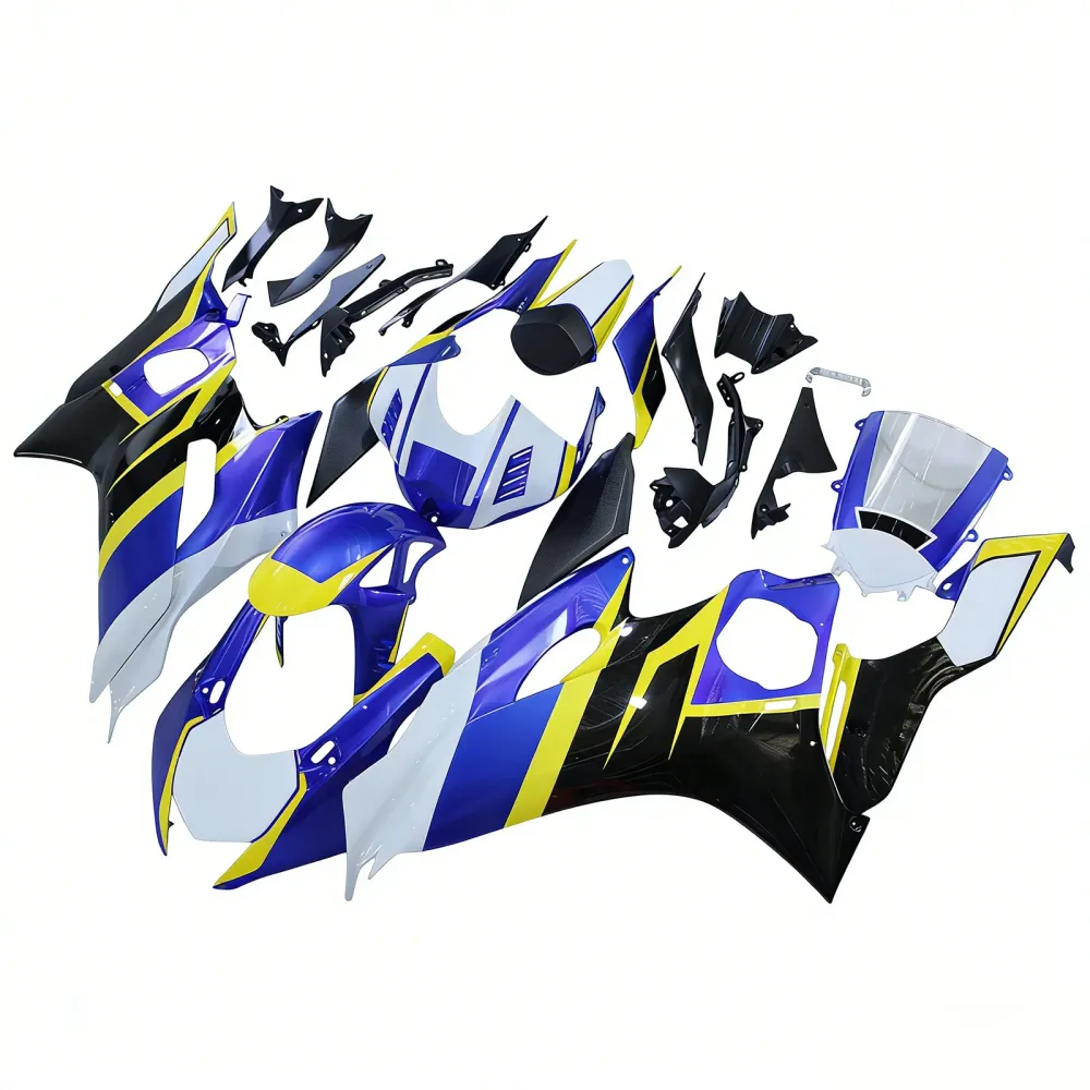 Amotopart 2017-2023 Yamaha YZF R6 wit blauw zwart geel kuipset