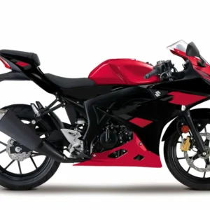Amotopart 2017-2024 Suzuki GSX-R125 Glanzend Rood Zwart Kuipset (Alleen geschikt voor de Amerikaanse versie)