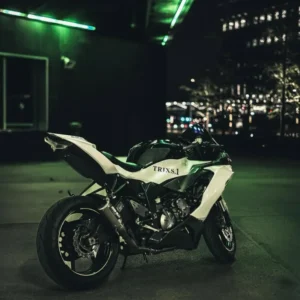 Amotopart 2019-2023 Kawasaki ZX6R carbon parelwit kuipset