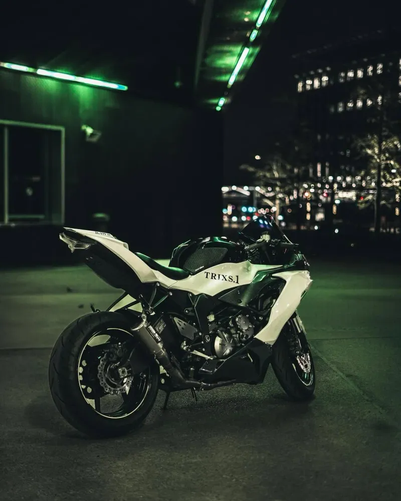 Amotopart 2019-2023 Kawasaki ZX6R carbon parelwit kuipset
