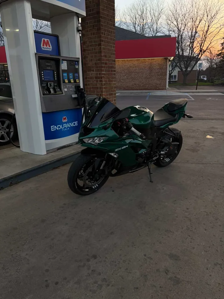 Amotopart 2019-2023 Kawasaki ZX6R metallic groene kuipset
