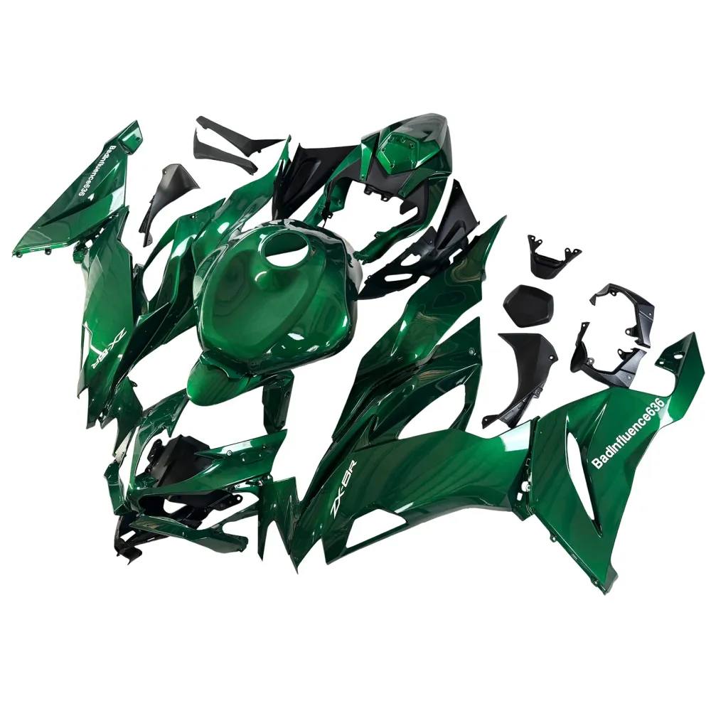 Amotopart 2019-2023 Kawasaki ZX6R metallic groene kuipset