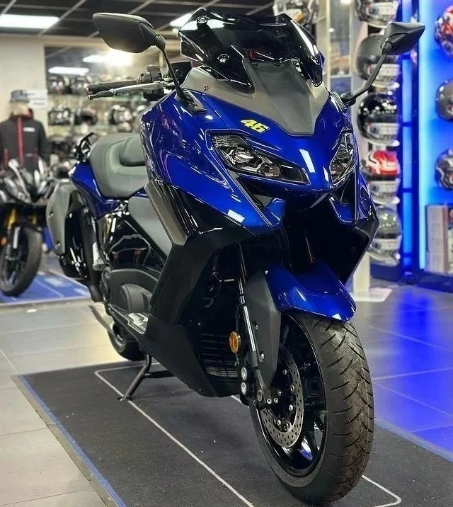 Amotopart 2022-2024 YAMAHA TMAX560 BLAUWE ZWARTE KUIST KIT