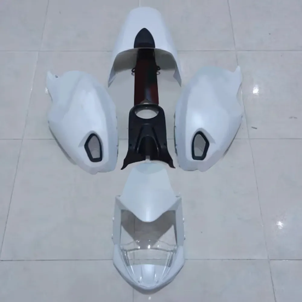 Amotopart alle jaren Ducati Monster 696 796 1100 S Evo White Black Fairing Kit