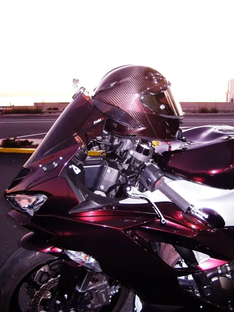 Amotopart Kawasaki 2019-2023 ZX6R Gloss Black Fairing Kit