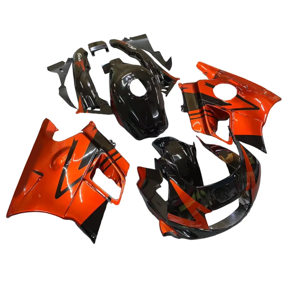 Amotopart motorfietskuipset zwart/rood voor Honda CBR600 F2, 1991-1994