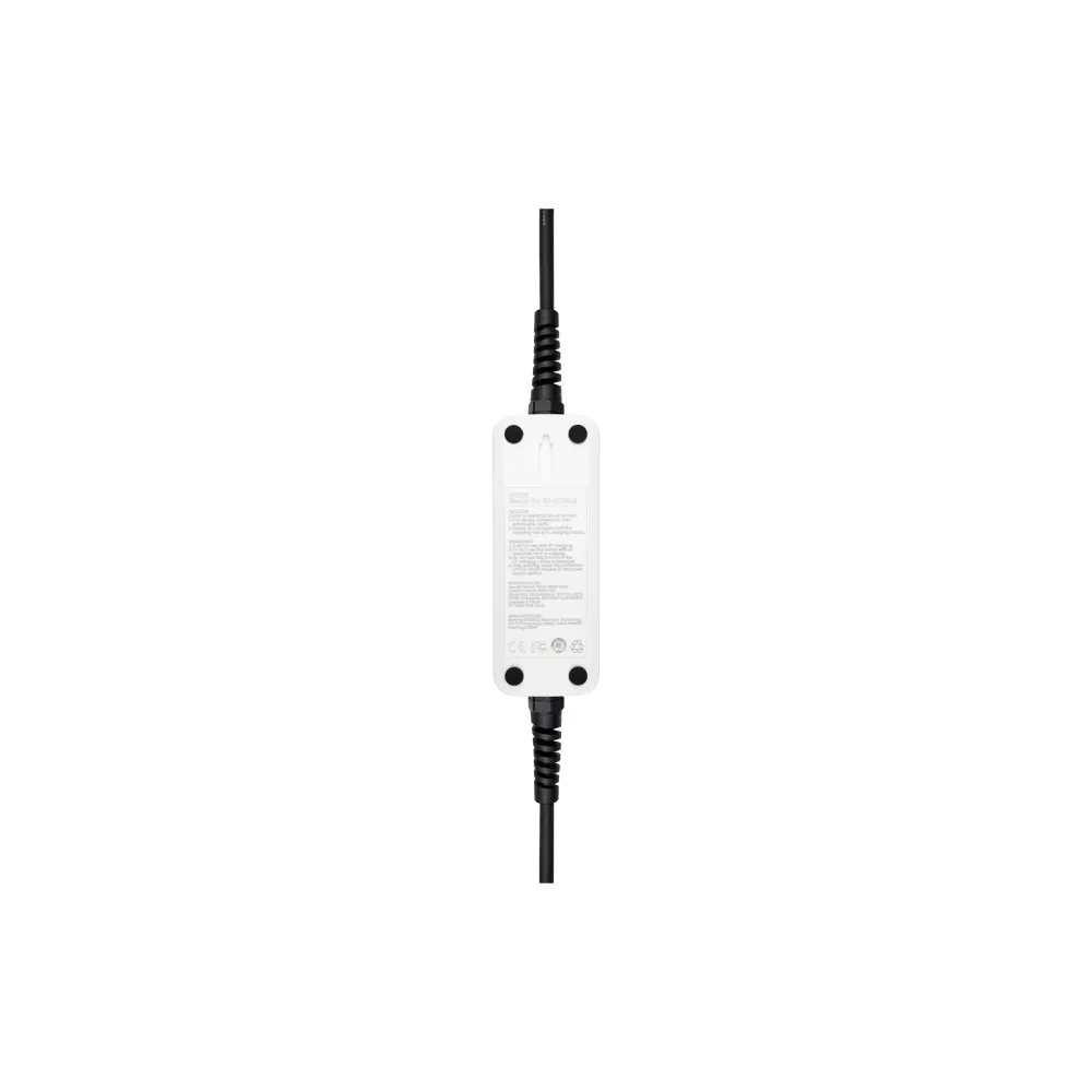 Besen Mobiele Lader Wit met LCD Type 1 naar Schuko