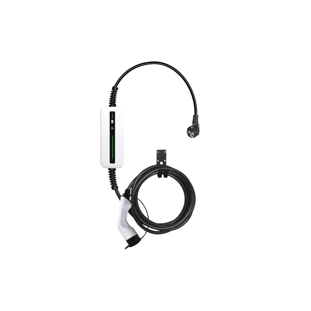 Mobiele Lader BMW i5 - Besen Wit met LCD Type 2 naar Schuko