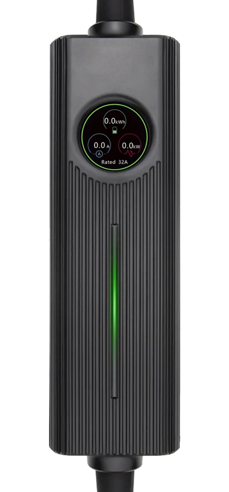 Mobiele Lader LEVC TX - Besen Slimme Mobiele Laadpaal met LCD - Type 2 - 1 & 3-fase - Tot 16 kW