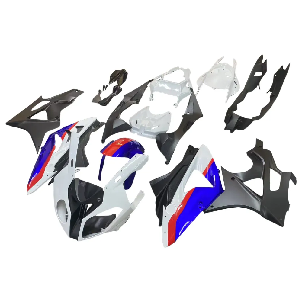 Amotopart BMW S1000RR 2009-2014 Blue & Red Style3 Fairing Kit