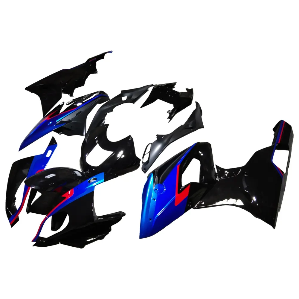 Amotopart BMW S1000RR 2015-2016 Blauw&BLack Style4 kuipset