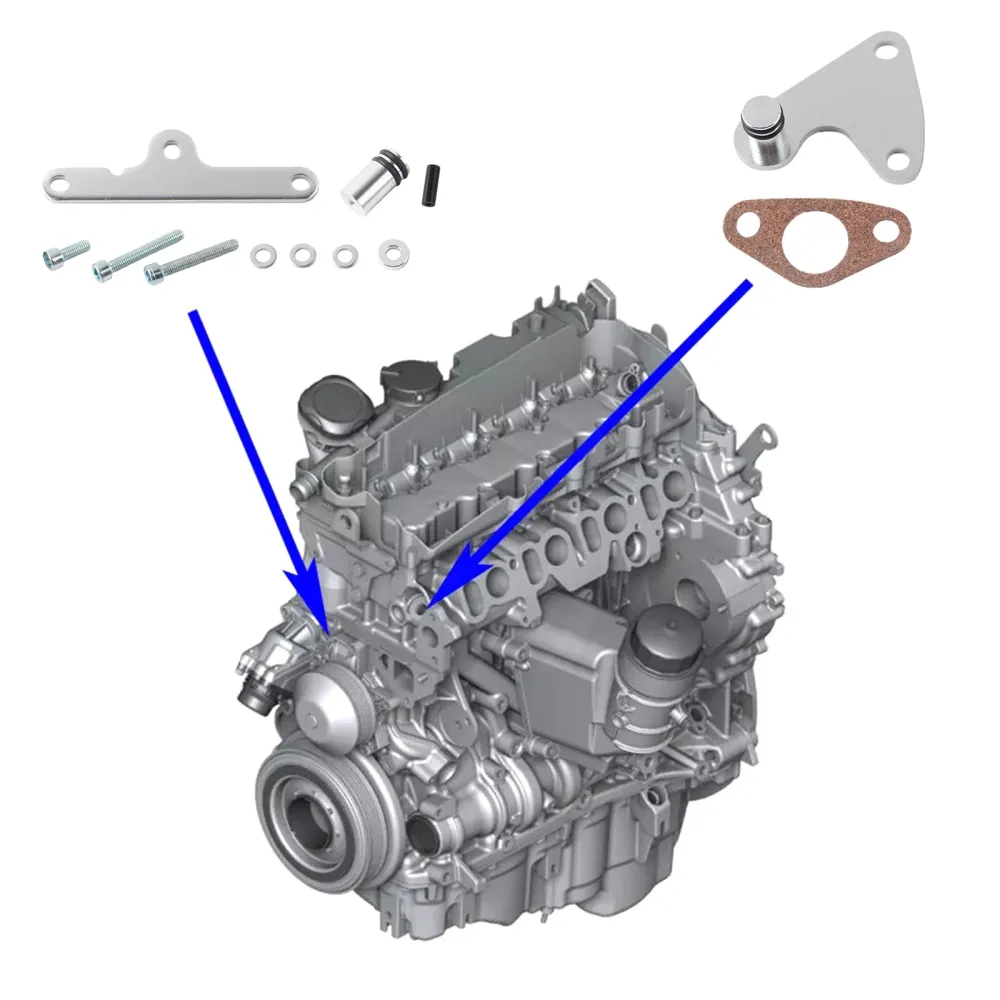 BMW E81 120d N47 EGR koelerpakking Reparatie Vervangset