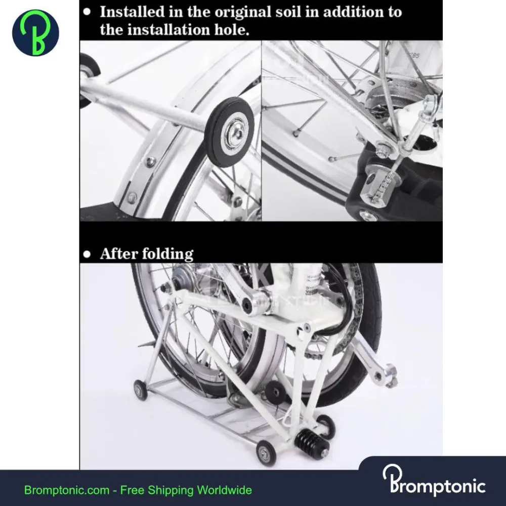 Brompton achter bagagedrager set