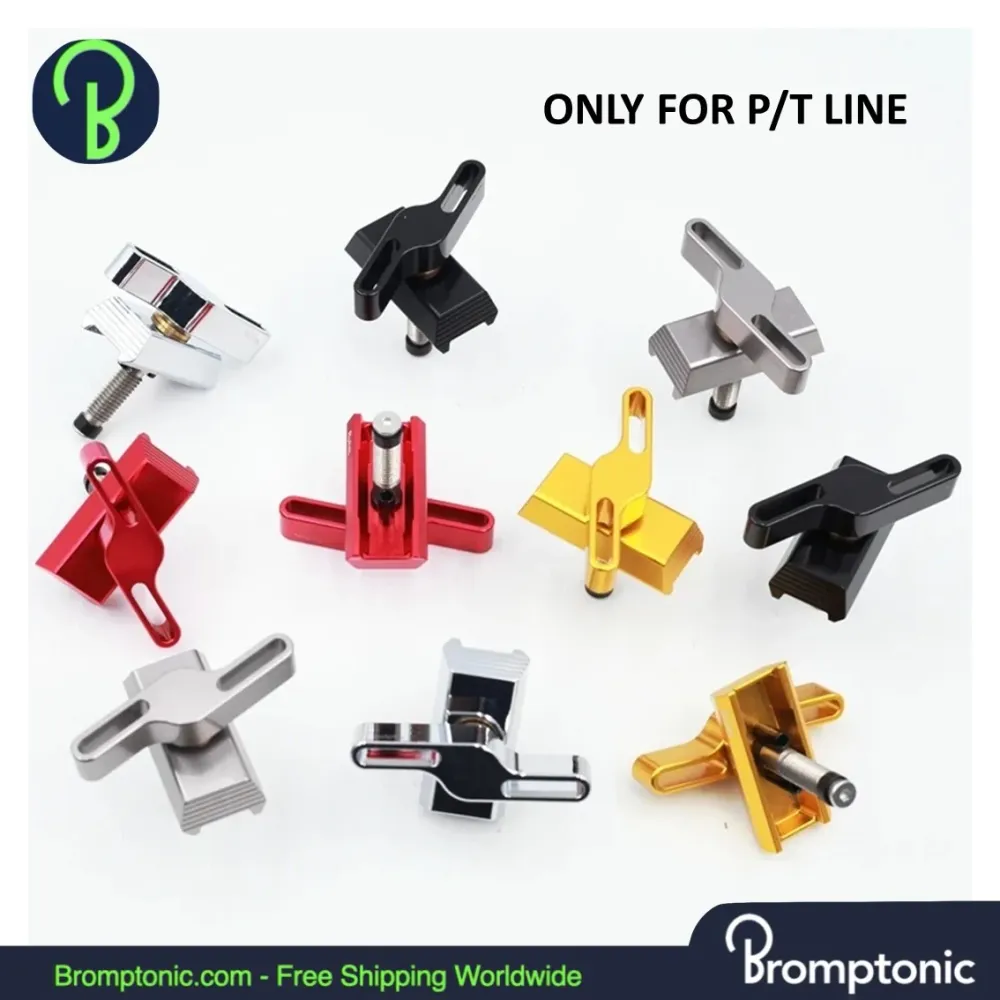 Brompton aluminium scharnierklem voor P Line - T Line