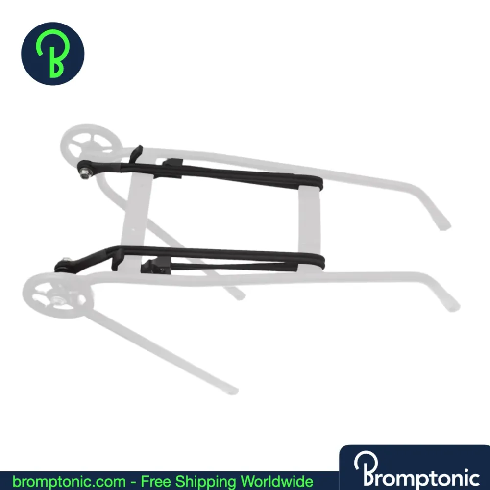 Brompton bagagedrager elastische riemen - past op AC Line (oud) & PT Line (nieuw)
