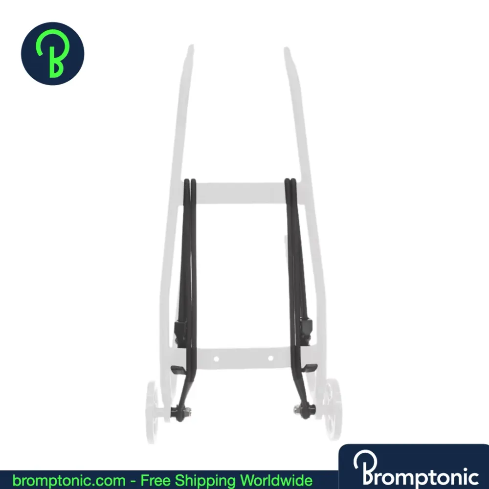 Brompton bagagedrager elastische riemen - past op AC Line (oud) & PT Line (nieuw)
