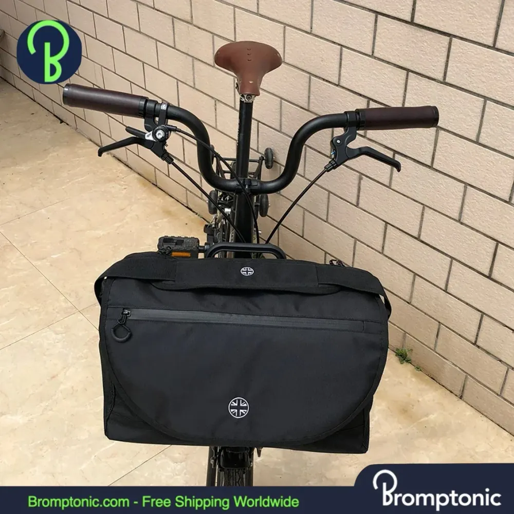 Brompton Commuter-voortas 15L - Geschikt voor laptop en regenhoes